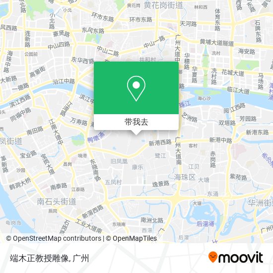 端木正教授雕像地图