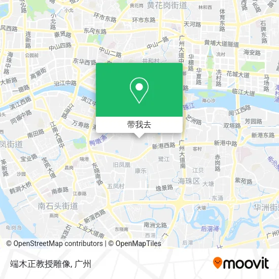 端木正教授雕像地图