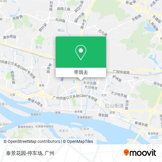 泰景花园-停车场地图