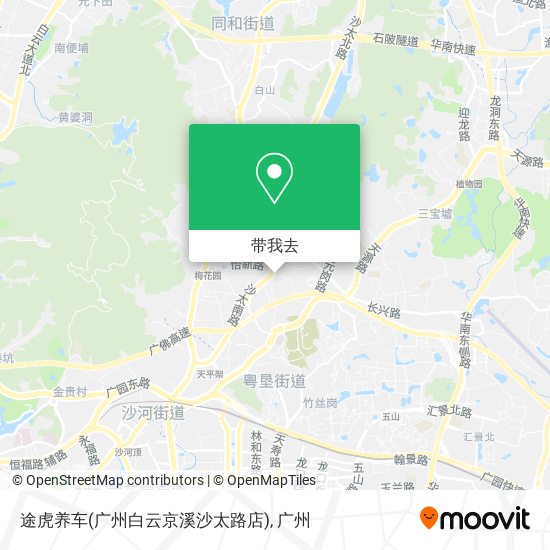 途虎养车(广州白云京溪沙太路店)地图