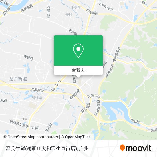 温氏生鲜(谢家庄太和宝生直街店)地图