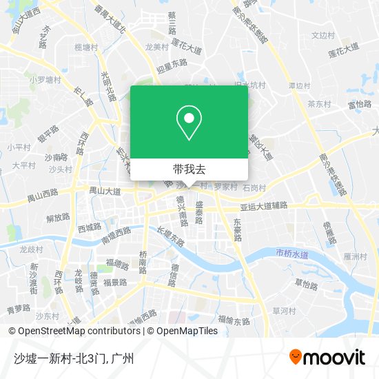 沙墟一新村-北3门地图