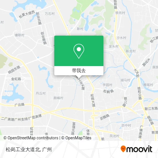 松岗工业大道北地图