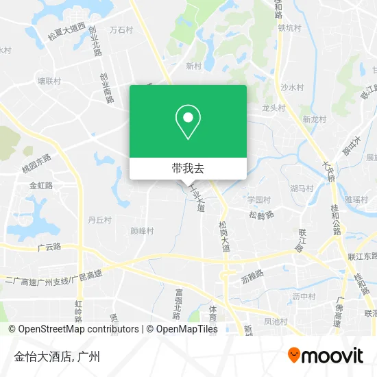 金怡大酒店地图