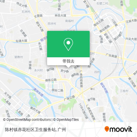 陈村镇赤花社区卫生服务站地图