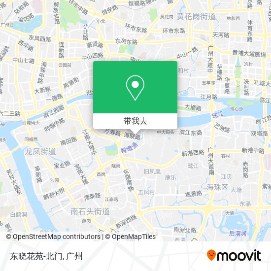 东晓花苑-北门地图