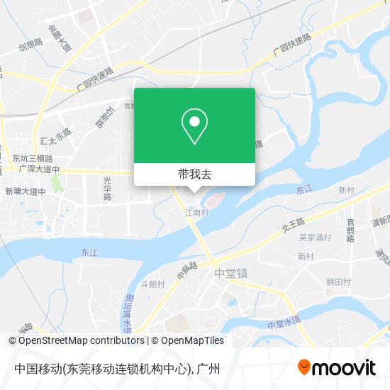 中国移动(东莞移动连锁机构中心)地图