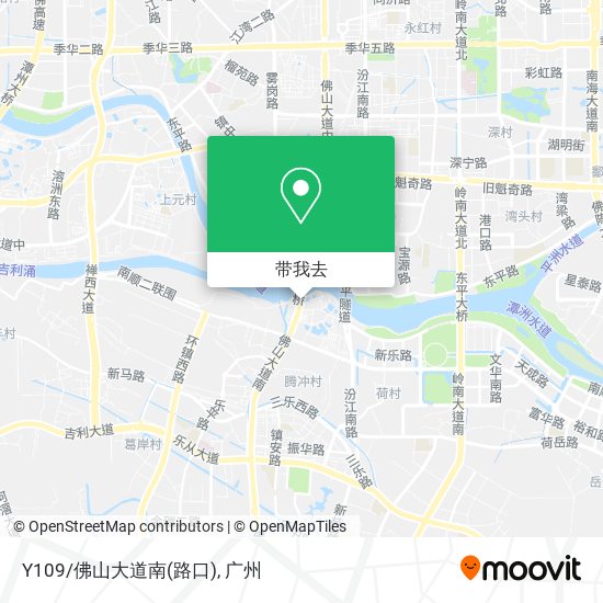 Y109/佛山大道南(路口)地图