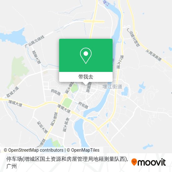 停车场(增城区国土资源和房屋管理局地籍测量队西)地图