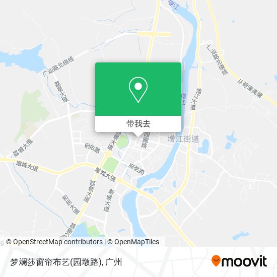 梦斓莎窗帘布艺(园墩路)地图