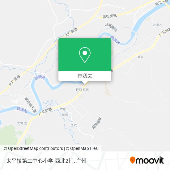 太平镇第二中心小学-西北2门地图