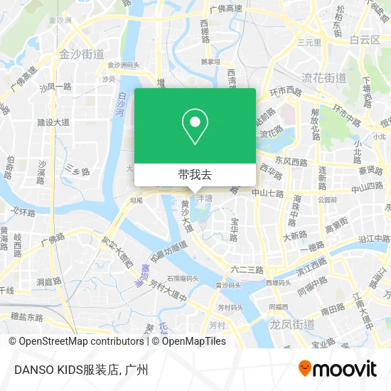 DANSO KIDS服装店地图