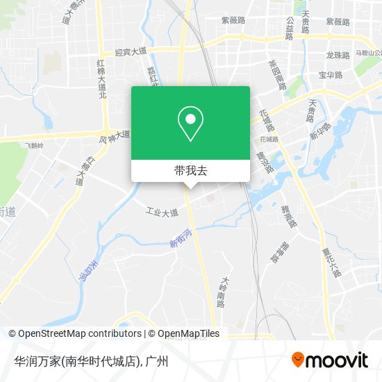 华润万家(南华时代城店)地图