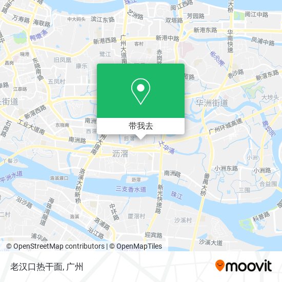 老汉口热干面地图