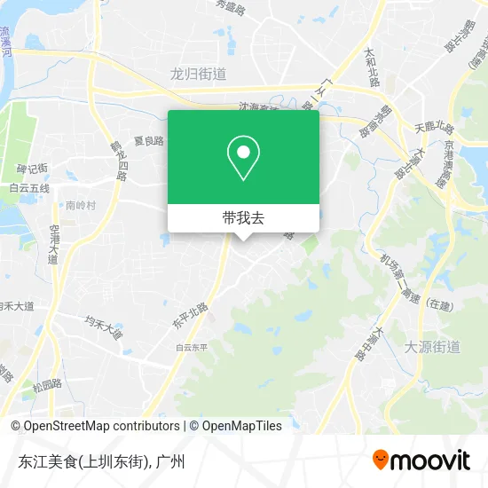 东江美食(上圳东街)地图