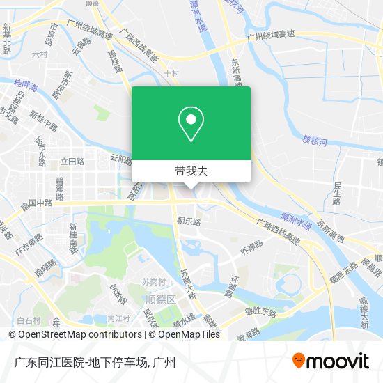 广东同江医院-地下停车场地图