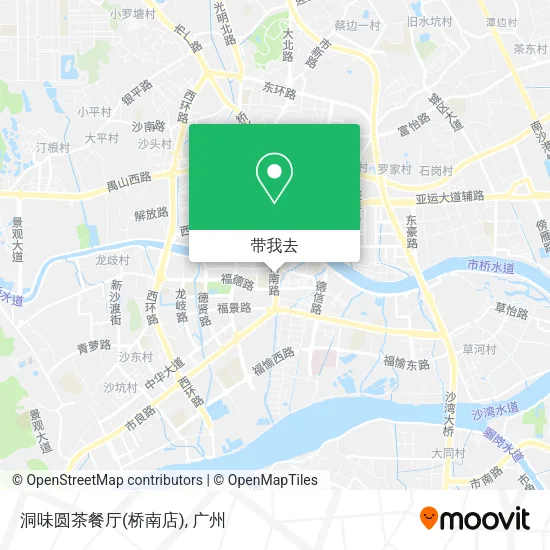 洞味圆茶餐厅(桥南店)地图