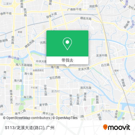 S113/龙溪大道(路口)地图