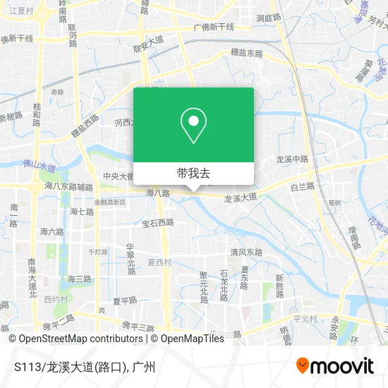S113/龙溪大道(路口)地图