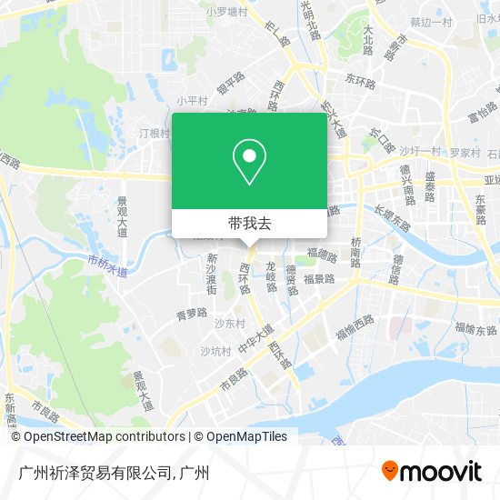 广州祈泽贸易有限公司地图