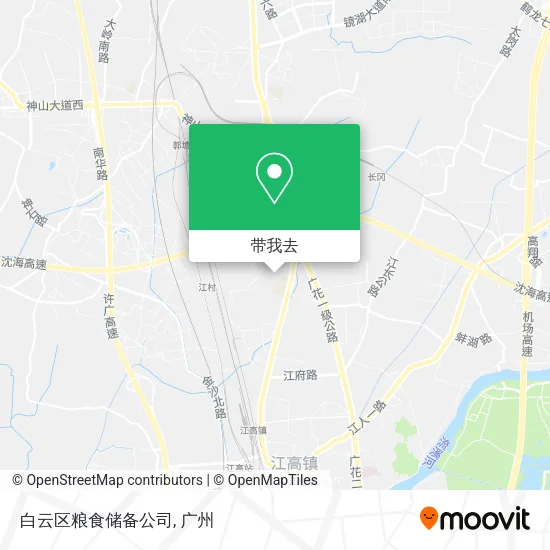 白云区粮食储备公司地图