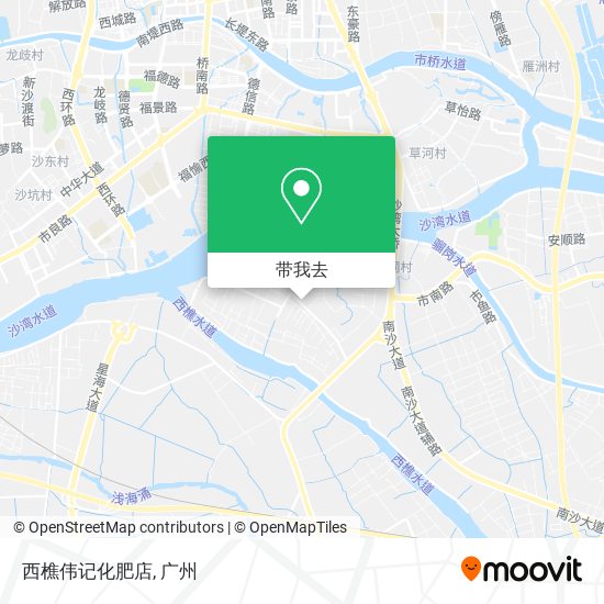 西樵伟记化肥店地图