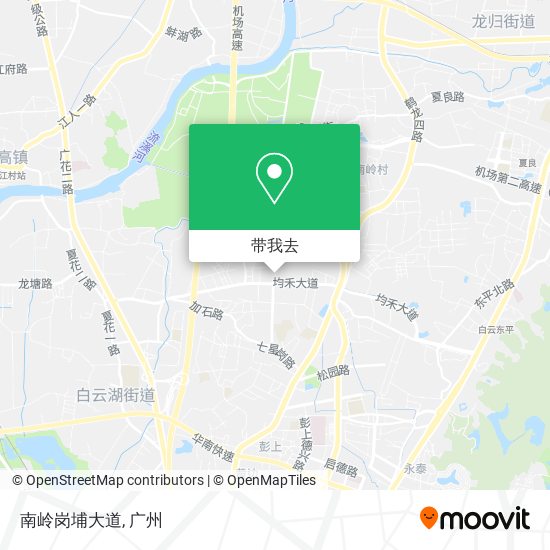 南岭岗埔大道地图
