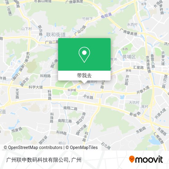 广州联申数码科技有限公司地图
