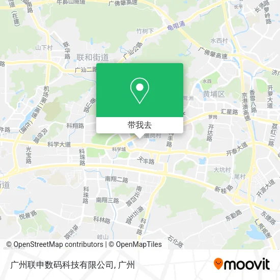 广州联申数码科技有限公司地图