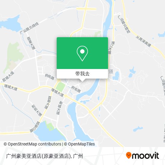 广州豪美亚酒店(原豪亚酒店)地图