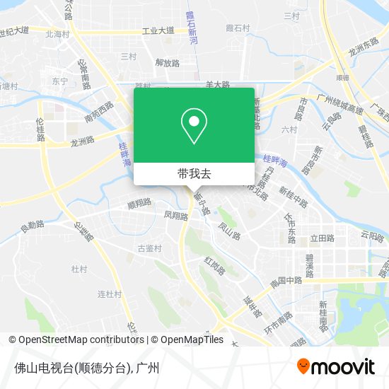 佛山电视台(顺德分台)地图