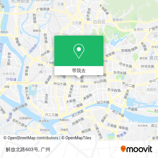 解放北路603号地图