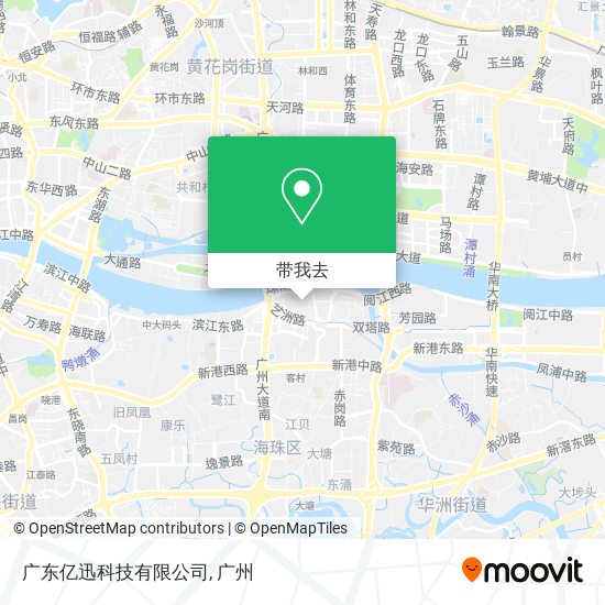 广东亿迅科技有限公司地图
