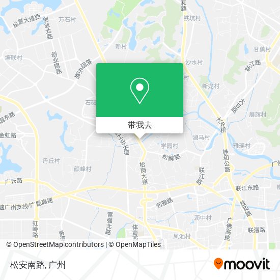 松安南路地图