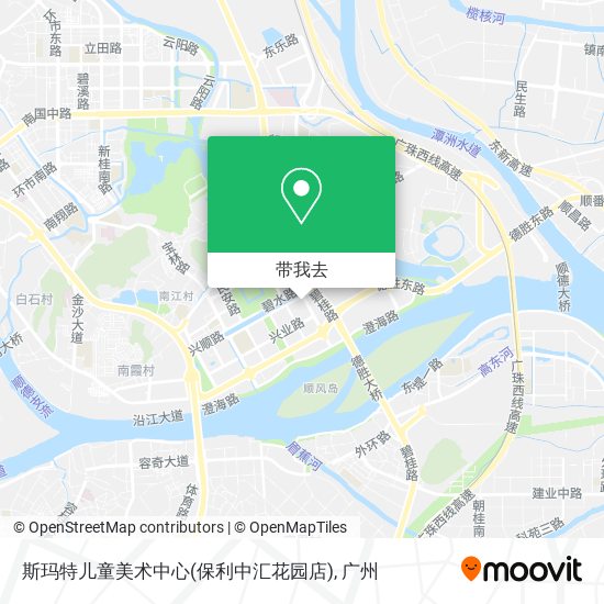 斯玛特儿童美术中心(保利中汇花园店)地图