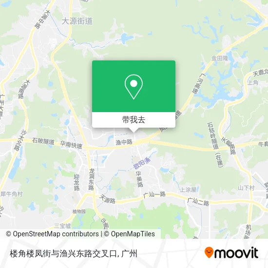 楼角楼凤街与渔兴东路交叉口地图