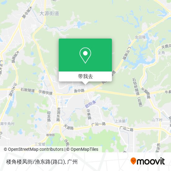 楼角楼凤街/渔东路(路口)地图