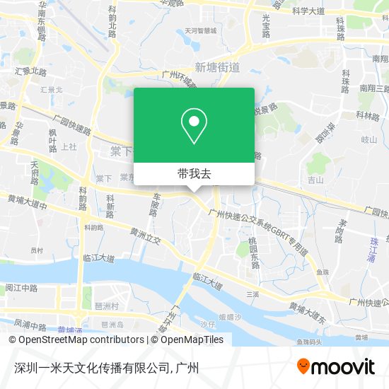 深圳一米天文化传播有限公司地图