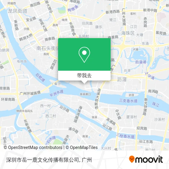 深圳市岳一鹿文化传播有限公司地图