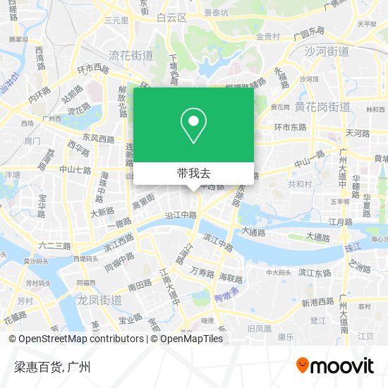 梁惠百货地图