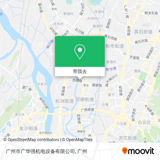 广州市广华强机电设备有限公司地图