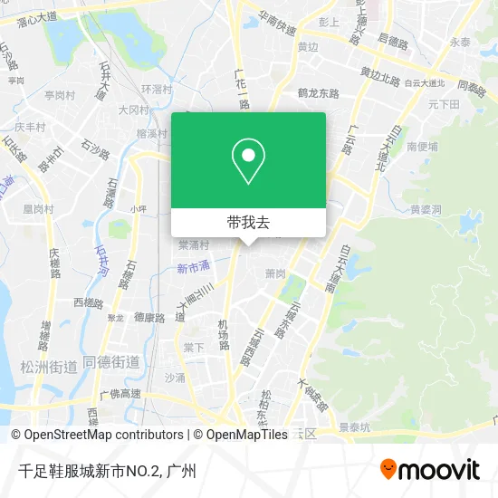 千足鞋服城新市NO.2地图