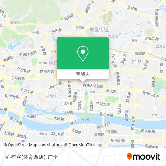 心有客(体育西店)地图