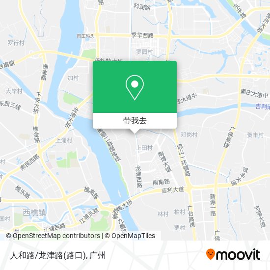 人和路/龙津路(路口)地图