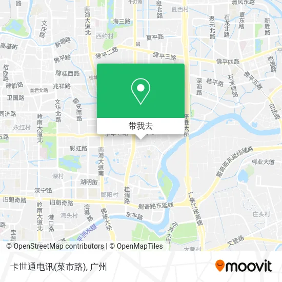 卡世通电讯(菜市路)地图