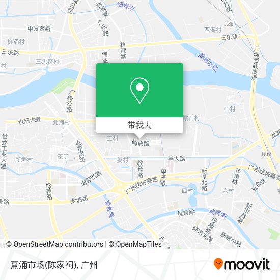 熹涌市场(陈家祠)地图