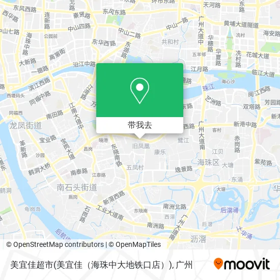 美宜佳超市(美宜佳（海珠中大地铁口店）)地图