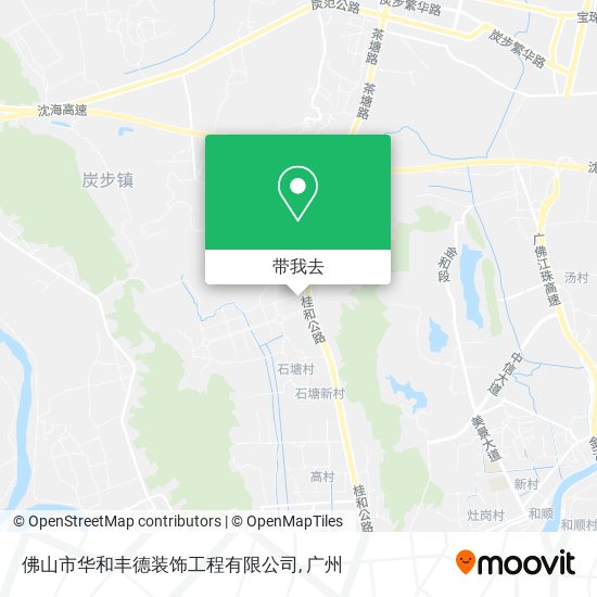 佛山市华和丰德装饰工程有限公司地图