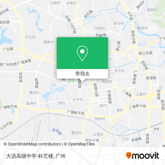 大沥高级中学-科艺楼地图