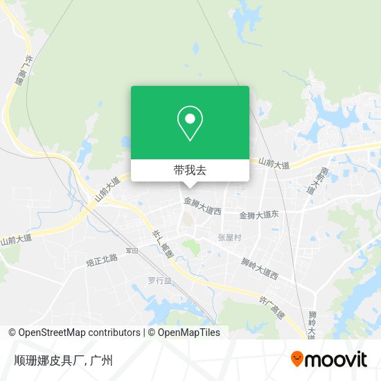 顺珊娜皮具厂地图